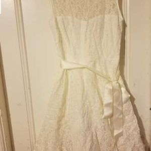 Short wedding dress